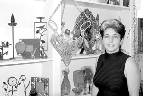 Erica Zap does retail and wholesale jewelry designand manufacturing out of her Newport store. Erica Zap does retail and wholesale jewelry design<br>and manufacturing out of her Newport store.