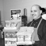 Soup’s on at Westfield Foods John Pezzillo of Westfield Foods in Greenvilledisplays some of the company's products.