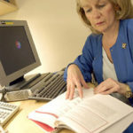 Ellen Cerullo, RN, hits the books.