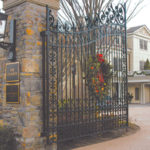 Chanler’s elegance recognized worldwide The iron-laced gates at The Chanler at Cliff Walkin Newport.