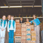 Girl Scout troops finding cookie sales stale Members of Girl Scout troops recently received theircookies at a warehouse in West Warwick.