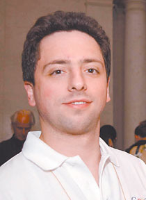 Sergey Brin, technology president ofGoogle Inc. Sergey Brin, technology president of<br>Google Inc.
