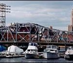 Tax relief for boaters a boon for R.I. Boats at rest are lined up below<br>the Point Street Bridge in<br>Providence.