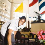 Visas cap could put squeeze on summer staffs A Jamaican national at the MarriottNewport. A cap on visas could short-staff summer resorts.