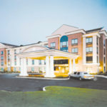 A computer image of a 200-room Hampton Innplanned for Division Street in Pawtucket.