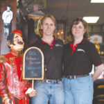 Billiards hobby chalks up business David and Lisa Christie run D&L Billiards and Barstoolsin Providence.