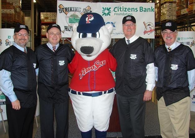 Paws, the Pawtucket Red Sox mascot