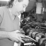 Shoe repairman in step with changing times Ron Hassell sands the sole of a shoe at his North Attleboro shop. The cobbler has been able to sustain himself in a diminishing marketplace.