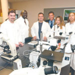 URI marks completion of downtown biotech lab Students from the second-year class of URI's biotechnology manufacturing training lab at the Providence campus served as tour guides at the lab's ribbon-cutting event last week.