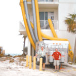 Photo courtesy of Water-OutSmithfield-based Water-Out, run by father-son Jack and Eric Anderson, has been in Florida the past couple months rehabilitating hurricane-ravaged property. Here, their machinery injects a water-damaged building with hot, dry air. 