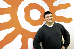 <b>Photo by Frank Mullin</b>Thomas Smith, president of MontegoNet, says his Portsmouth company is a <b>Photo by Frank Mullin</b><br>Thomas Smith, president of MontegoNet, says his Portsmouth company is a