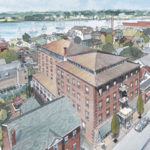 Inn is nearly out as Bristol condos close to go-ahead Rendering courtesy of Newport Collaborative ArchitectsThe old Harriet Bradford Inn in downtown Bristol on Hope Street is slated to become condo units and commercial space, as shown in this artist's rendering. The town's zoning board approved the project last month but some details still need to be ironed out.