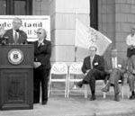 R.I. making push for worksite wellness initiative WELL STATE: Gov. Donald Carcieri and first lady Sue Carcieri help lead worksite wellness efforts.