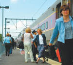 Interstate commuters jam rail service ALL ABOARD Regional train stations, like this one in downtown Attleboro, have seen an influx of commuters in recent years.