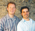 Two Ton’s designs on duality DYNAMIC DUO: Luke Mandle, left, and Peter Benarcik, co-founders of Two Ton Inc.