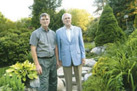 <b>GREEN PASTURES:</b> Donald S. Leighton. left and Wilfrid L. Gates Jr., owners of Gates, Leighton & Associates. <b>GREEN PASTURES:</b> Donald S. Leighton. left and Wilfrid L. Gates Jr., owners of Gates, Leighton & Associates.