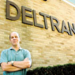 Metal stampings of approval Deltran Corp. of North Attleboro, Mass., manufacturers precision metal stampings. Pictured is owner Mark Cobb.
