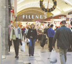 Holiday spending spurt is expected Shoppers get an early start on the holiday season at Warwick Mall last Tuesday.
Consumer spending is expected to see modest gains this season, economists say.
