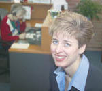 Carolyn Bouchard runs Abbey Telephone Service Inc., a Providence company that provides personalized answering services.
