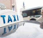 R.I. bill would increase coverage amounts for taxis PBN Staff photo/Stephanie EwensRaul Pizano, of Dominican Cab Inc., waits for his next fare at Kennedy Plaza. A bill approved by the R.I. Senate would require $300,000 of insurance coverage for each taxi.
