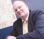 PBN Staff photo/Stephanie Ewens
AS A CONSULTANT, John Farley helps businesses manage their energy needs. As executive director of The Energy Council of Rhode Island, he tackles the problem from the other end, working to keep energy affordable.
