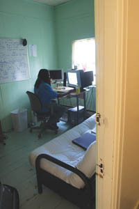 PBN Staff photo/Stephanie Ewens
<b>Elliott Breece,</b> co-owner of Aime Inc., works from his home along with
his co-owners and their employees. PBN Staff photo/Stephanie Ewens<br><br>
<b>Elliott Breece,</b> co-owner of Aime Inc., works from his home along with
his co-owners and their employees.
