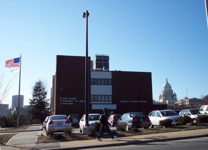 THE MOST VALUABLE state property that would be sold is the R.I.
Department of Health's Chapin Health Laboratory on Orms Street in Providence, valued at $10.9 million. / THE MOST VALUABLE state property that would be sold is the R.I.
Department of Health's Chapin Health Laboratory on Orms Street in Providence, valued at $10.9 million. /