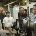 ON-THE-JOB-TRAINING: Taco Inc. and the Community College of Rhode Island team up to provide training for the company's workers last spring. / 