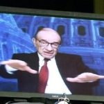 FORMER FED CHIEF Alan Greenspan.  / 