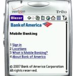 BofA sees mobile phones as the next frontier CELL PHONES and other mobile devices are the newest banking channel for BofA customers. The service is due to become available in Rhode Island later this year. /