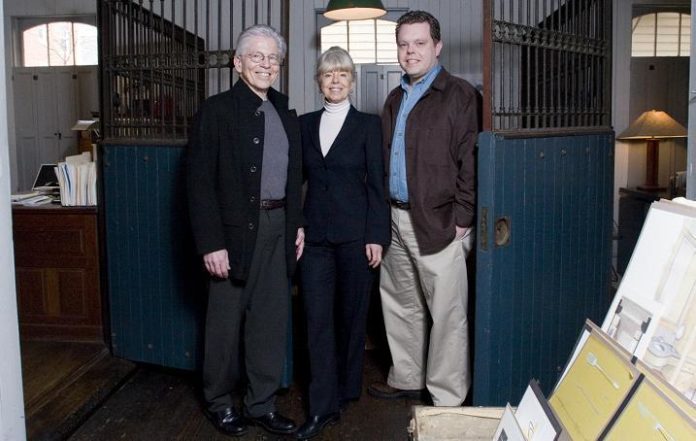 WOODING DESIGN is a small family-owned firm, but its innovative ideas and broad range of expertise have helped it land several high-profile projects. Above, founders Peter and JoAnn Wooding and their son, Rob, an architect and Web designer. / WOODING DESIGN is a small family-owned firm, but its innovative ideas and broad range of expertise have helped it land several high-profile projects. Above, founders Peter and JoAnn Wooding and their son, Rob, an architect and Web designer. /