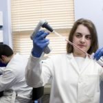 EpiVax is closer to clinical trials for vaccines DR. CHRISTINE MALBOEUF samples different mediums at EpiVax, a Providence biotech firm that is using computerized gene sequencing to help develop vaccines. /