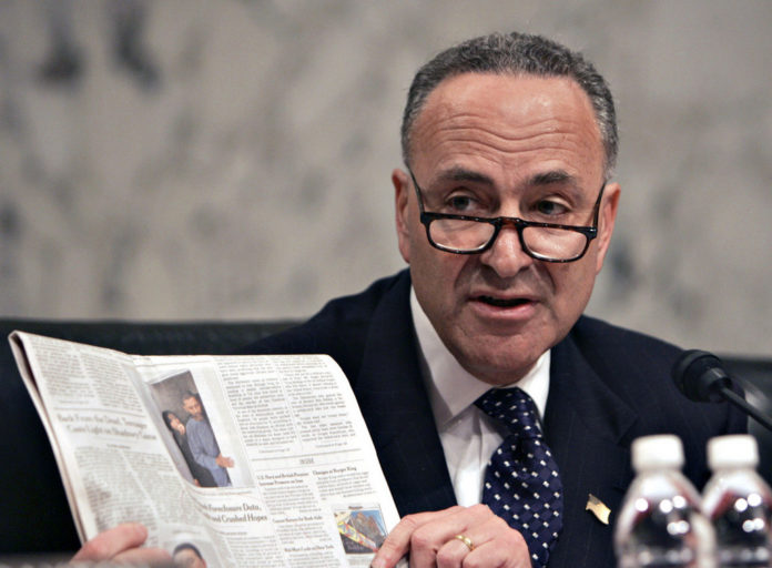 U.S. SEN. CHARLES SCHUMER said 
last week that he was confident a new bill 
to impose tariffs on Chinese imports would pass. / 