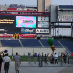 CORPORATE CROWD PLEASERS include a tour or appearances by Patriots' organization members for the 500 business and private gatherings hosted each year by the stadium. / 