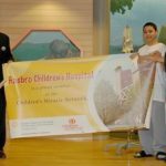 Hasbro Children’s Hospital joins <br>
nationwide alliance FROM LEFT, Gabrielle Amadon, a patient at Hasbro Children?s Hospital, with Dr. Joseph Amaral, the hospital?s president and CEO, patient Juan Filipo, and Jim Hall, president and CEO of Children?s Miracle Network. /