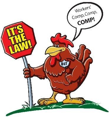 THE STATE BIRD lends a hand with the R.I. DLT's worker's comp awareness campaign. / THE STATE BIRD lends a hand with the R.I. DLT's worker's comp awareness campaign. /