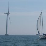 RENEWABLE ENERGY sources such as the Cape Wind Project, landfill-gas projects or hydropower qualify for the GreenUp program. Above, the Nysted Wind Farm in Denmark, which consultants used to show what Cape Wind would look like when completed. / 