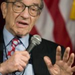 Greenspan: World trade cushions U.S. economy ALAN GREENSPAN, shown last month in Washington, today told a Nomura Research Institute forum in Tokyo that the world economy is enjoying high growth and low inflation. /