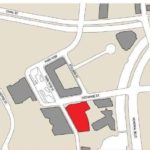 THIS CLOSE-UP from the context plan shows Capital Center from the Providence train station to Memorial Avenue. / 