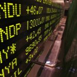 Market rally boosts Dow beyond 13,000 AN ELECTRONIC BOARD hanging above the floor of the New York Stock Exchange shows the Dow Jones Industrial Average at 13,000.01 shortly after the market opened this morning. The index continued to rise, closing at 13,089.896 points. /