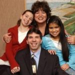 'MY FAMILY and I will always be grateful to Citizens for helping us make our dream come true,' says Paula Cavallaro, center back, with husband James Cavallaro and their daughters, Amanda and newly adopted Anny. / 