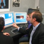 JWU to offer nonprofits free design, tech help JOHNSON & WALES Prof. Stephen Andrade works on a project for a local nonprofit with JWU computer graphics students A.J. Paquin, left, and Holly House. /