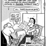 Editorial Cartoon: Crazy to Work Here /