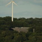 Assembly to weigh proposal<br> to create R.I. Power Authority WIND-POWER projects like that at Portsmouth Abbey, above, would be encouraged and regulated by the authority, under legislation proposed by Gov. Donald L. Carcieri. /