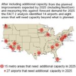 FAA: Green will be ready for air traffic in 2025 MAJOR AIRPORTS and metro areas facing unacceptable delays by 2025 if planned improvements do not occur, according to the FAA's FACT 2 report. /