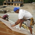 U.S. new-home sales surge 16.2% THE U.S. SUPPLY of unsold new houses declined to 6.5 months' worth at the current sales pace from 8.1 in March. That's good news for builders and construction workers, such as carpenters Adrian Jose, right, and Gilberto Tavares, shown working last week on the roof of a new house in Mahwah, N.J. /