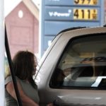 AAA: R.I. gas prices fall 6¢ to $3.009/gallon GASOLINE PRICES in Rhode Island remain below those in much of the nation, AAA said. Above, Leticia Cardona pumps gas into her van at a station in Chicago. /