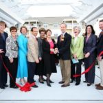 AT THE RIBBON-CUTTING, from left, are Marilyn Duker of The Shelter Group; Karla Driscoll of the North Kingstown Chamber of Commerce; Darlene Evans of the South Kingstown Chamber of Commerce; Ross Dingman of Brightview; Corinne Russo, director of the R.I. Department of Elderly Affairs; Maureen McNamara and Phil Golden of Brightview; South Kingstown Council President Polly Eddy; Lt. Gov. Elizabeth Roberts; and Dr. Russell Corcoran of Brightview and South County Hospital. / 