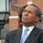 Mass. Gov. Deval Patrick is requesting tax relief for businesses affected by the fire at the Bernat Mill in Uxbridge. / 