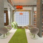 NYLO Hotels expects that its Pontiac Mills hotel will attract a young, upscale business and leisure traveler, with loft-style design and furnishings. / 